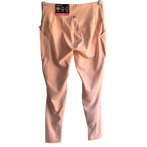 Gottex Peach Skin Collection Peach Whip Compression Leggings W/ Phone Pocket Sli - Picture 7 of 12